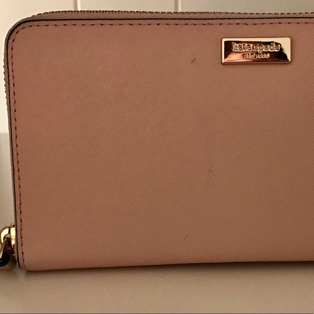 Kate Spade Pale Pink Leather Wallet